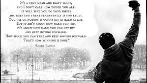 Check out our rocky balboa quote selection for the very best in unique or custom, handmade pieces from our wall decor shops. Hd Wallpaper Movie Rocky Motivational Quote Rocky Movie Rocky Balboa Wallpaper Flare