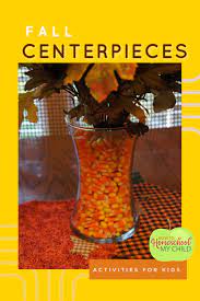 Fall Centerpieces with Candy Corn {30 Days of Thanks}