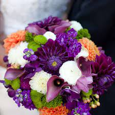 There are lots of dark and eggplant purple leaves (such as purple smoke bush/tree), and i've even seen purple artichokes in rustic type bouquets. Stylish Purple Bridal Bouquets That Sizzle