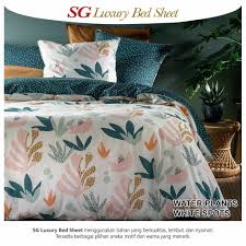 These bed cover are ideal interior decor items. Bed Cover Set Seprei Sprei Katun Sg Queen King Nomor 1 Dan Nomor 2 Shopee Indonesia