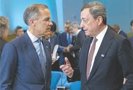 Protester besieges ecb president draghi, disrupts presser. Ecb S Draghi Worried About Fed S Independence Newspaper Dawn Com