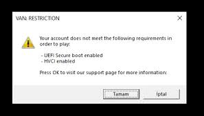 Çözüldü: Valorant TPM ve Secure Boot hatası | Techolay Sosyal