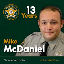 Celebrating 3 years with Colby Lynn! We are thankful and grateful for all  you've done for BCSO! #BCSO #BullochCountySheriffsOffice