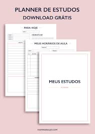 Calendário De Estudos 2018 Para Imprimir Meus Estudos Planner Download Gratis Yasmin Araujo Planejamento De Estudos Para Imprimir Planejamento De Estudos Estudos