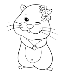 These various hamster coloring sheets depict hamsters in a number of situations, looking cute and endearing. Top 25 Free Printable Hamster Coloring Pages Online