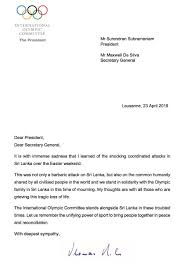 How to apply for movement pass? Ioc Condemns Heinous And Cowardly Bombings In Sri Lanka