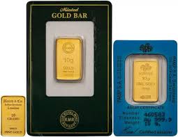 10g Gold Bar Investment Bullion L Chards 482 35