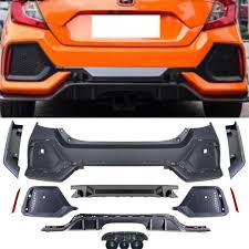 Get custom cut rear marker tint for your honda civic hatchback/ fk8 type r (2016, 2017, 2018, 2019, 2020, 2021). Honda Civic Fc Type R Rear Bumper Bodykit Auto Accessories On Carousell
