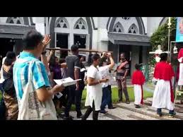 Hail, guardian of the redeemer, spouse of the blessed virgin mary. St Joseph Church Sentul Good Friday 2017 Youtube