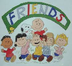 This pdf counted cross stitch pattern available for instant download, no physical product will be mailed. New Peanuts Cross Stitch Kit Friends Snoopy Charlie Brown Franklin On Popscreen