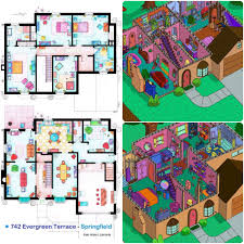 Simpsons House En 2020 Plans De Maison De Reve Maison Dessin Maison Sims
