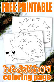 These free, printable halloween coloring pages for kids—plus some online coloring resources—are great for the home and classroom. Free Printable Forest Hedgehog Coloring Page Simple Mom Project