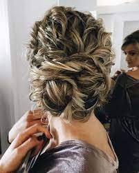 Pin By Wedding Craze Wedding Dresses On Hair Styles Curly Hair Styles Naturally Curly Hair Styles Naturally Curly Updo