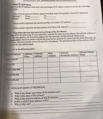 Solved Step 2 Basic Ip Addressing Task Use The Ip Addr