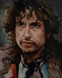 Paintings by a shy american song and dance man named Bob Dylan, jc