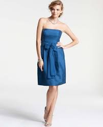 Ann Taylor At Silk Dupioni Silk Dupioni Strapless Bridesmaid Dress Strapless Lace Dress Strapless Dress Lace Dress