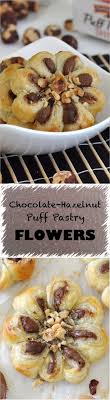How To Make Puff Pastry Chocolate Hazelnut Flowers Puff Pastry Chocolate Puff Pastry Desserts Pastry Desserts