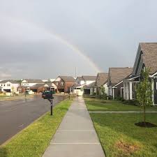 Rain Or Shine Harvest Point Is A Peaceful Community In The Country That Features Miles Of Walking Trails A Resort New Home Communities Resort Style New Homes