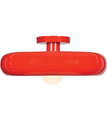 Homelights & lightinglightingceiling lightred ceiling light. Access 23880leddlp Red Silv Bistro Led 16 Inch Red And Silver Flush Mount Ceiling Light