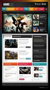 Template 36192 Gamebox Portal Website Template Portal Game Healthy Snacks For Kids Psd Templates