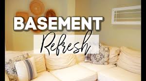 Fortunately, there are plenty of design solutions that can brighten up even the gloomiest room. Basement Home Decor Refresh Decorate With Me Farmhouse Decorating Youtube