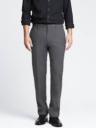 Made exclusively for banana republic factory. Banana Republic Tailored Slim Charcoal Wool Dress Pant 98 Banana Republic Lookastic