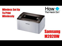Set Up Samsung Sl M2020w Wireless Printer To Print Wirelessly Ipad Iphone Android Printing Youtube