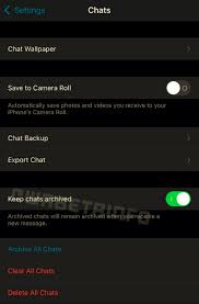 Maybe you would like to learn more about one of these? Future Whatsapp Update For Iphone Could Finally Make The Archive Feature Useful