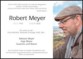 Traueranzeigen von Robert Meyer