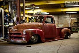 Image result for Light Red 1954 Truck