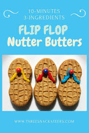 Nutter butter cookies are one of my favorite guilty pleasures — but i had no idea they were so easy to make yourself at home! 3 Ingredient Nutter Butter Flip Flop Cookies Step By Step Instructions The Three Snackateers