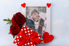 Hyacinth was the young lover of apollo, but zephyr valentine's day is a key occasion where your partner may want (or even expect!) beautiful flowers. Beautiful Love Photo Frame With Rose Flowers And Gift Box