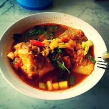 Tekstur ikan patin berdaging lembut memang paling enak. Pindang Meranjat Ibu Ucha Palembang Indonesian Restaurant