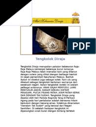 Cara membuat tanjak dendam tak sudah. Alat Kebesaran Diraja