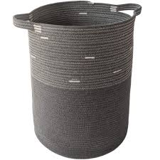 Check out our large woven basket selection for the very best in unique or custom, handmade pieces from our home & living shops. Modicum Extra Large Woven Storage Basket 20 X 15 Cotton Rope Decorative Basket Laundry Hamper Blanket Basket Nursery Toys Linens Pillows Dark Grey Buy Online In Antigua And Barbuda