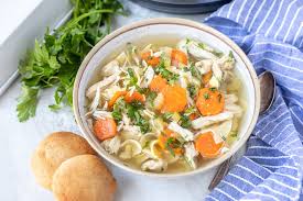 A beautiful clear broth with terrific savory flavour, use any noodles, pasta and vegetables you want. Instant Pot Chicken Noodle Soup A Mind Full Mom