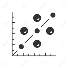 Scatter Plot Glyph Icon Scattergram Mathematical Diagram Symbolic