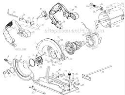 Black And Decker Skill Saw Parts Black And Decker 12 Amp 7 1 4 Circular Saws Cs1014 Ereplacementparts Com