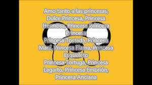 hora de aventura cancion de las Princesas (letra) - YouTube