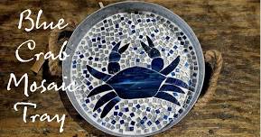 Churchville MD - Crab Mosaic Tray