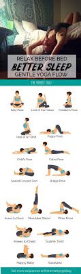 Relaxing Bedtime Yoga Free Printable Pdf Bedtime Yoga Gentle Yoga Yoga