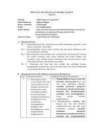 Meminta perhatian atau yang juga disebut asking for attention. Kd 3 1 Rpp Smp Kelas Viii
