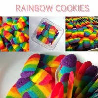 Warna hijau pada lidah kucing green tea ini juga jadi lebih menarik saat disajikan. Resepi Biskut Lidah Kucing Rainbow Cookies Sedap