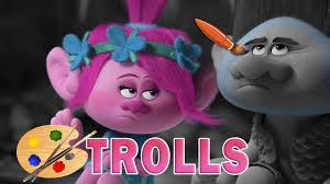 Top 30 trolls movie coloring pages. Trolls Movie Kids Coloring Book Coloring Pages For Children With Poppy And Branch Youtube