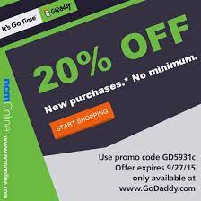 Get 20 Off All New Purchases From The Godaddy Catalog Products And Services Use Coupon Code Above When Placing Your Ord Coding Web Hosting Coupon Promo Codes