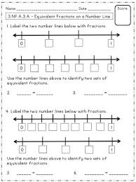 Free Equivalent Fractions On A Number Line Math Fractions Fractions 3rd Grade Fractions