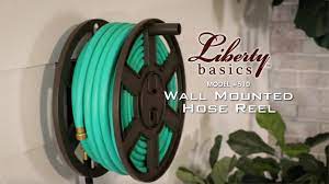 510 Liberty Basics Wall Mounted Hose Reel Youtube