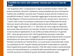 E' questa l'anticipazione sul nuovo dpcm di gennaio in arrivo, data dal ministro della salute roberto speranza nel corso del suo intervento alla camera. Faq Governo Sdoganano Rientro Alla Seconda Casa Ma Solo Se Proprieta O Affitto Sono Anteriori Al 14 Gennaio