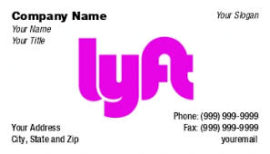 Use our free templates to design your business card and print with us. Lyft Business Cards