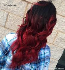 While this brunette color technically still lives in the dark brown family, it has a strong red tone. Red Hot Ombre 60 Best Ombre Hair Color Ideas For Blond Brown Red And Black Hair The Trending Hairstyle